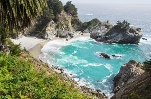 McWay Cove, au sud de Big Sur