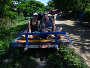 Train en Bamboo Cambodge