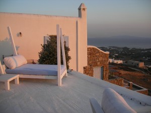 Une villa romantique à Mykonos, Grèce