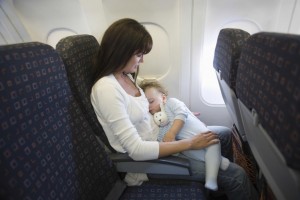 bébé en avion