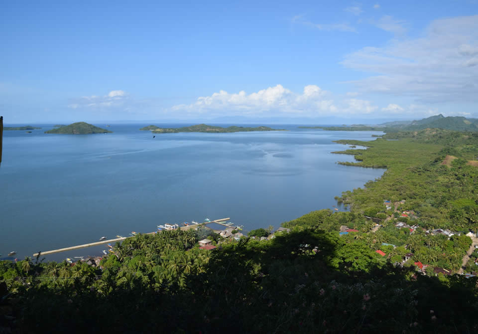 caramoan vue de haut