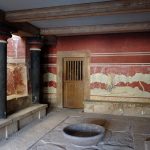 Le palais de knossos, une des merveilles de la crete