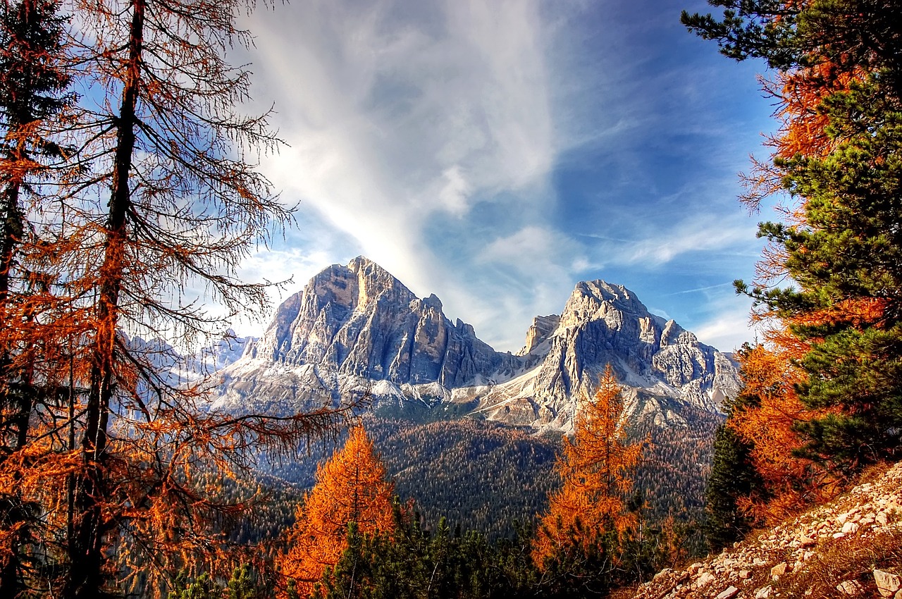 dolomites montagnes nature paysage