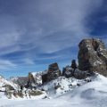 dolomites neige montagne nuage