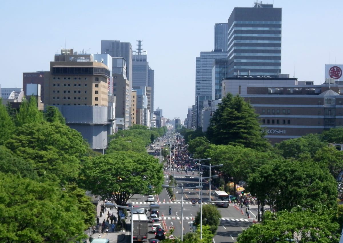 rue principale de Sendai